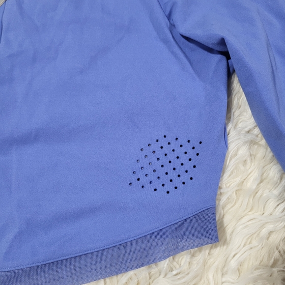 Gymshark x Whitney Simmons Long Sleeve Crop Top Beautiful Blue Size Medium - Picture 5 of 14